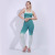 Foreign Trade Original European and American Hip Lifting Yoga Clothes Women's Fitness Suit Hollow Running Quick Drying Clothes Sportswear Two-Piece Suit