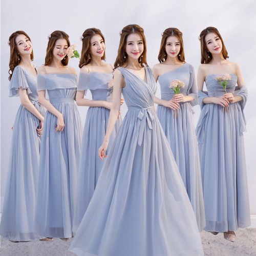 Bridesmaid Dress Long Wedding Bridesmaid Dress Bridesmaid Dress Graduation Dress Female Manufacturer Customization 