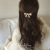 Online Influencer Bow Pearl Clip Hairware Girl Side Clip Back Head Rhinestone Spring Hairpin Fashion Elegant Hair Pin