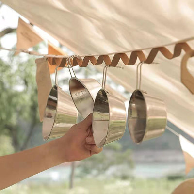 Outdoor Clothesline Travel Leather PU Canopy Camping Camping Equipment Ribbon Lengthened Tent Lanyard