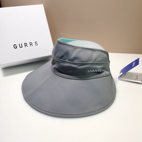 uv-proof sun hat women‘s double-sided empty top hat simple korean-style all-match sun hat uv-proof hat foldable