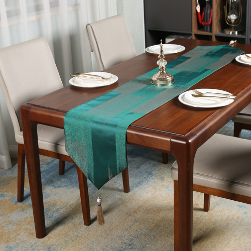 tea table runner light luxury high-end modern simple dining table table runner cloth long tablecloth table towel chest of drawers cover cloth