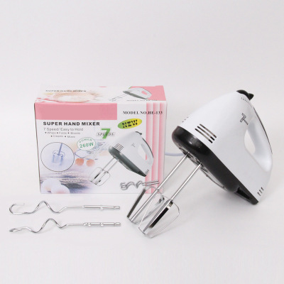 Handheld Egg Beater Household Electric Egg-Breaking Machine 4-Head Baking Small Cream Mixer He-133