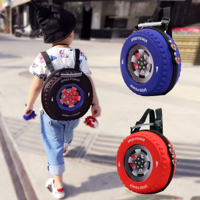 Children's Schoolbag Waterproof Lightweight Factory Personality Eva Wheel Shoulder Baby Creative Kindergarten Backpack Wholesale