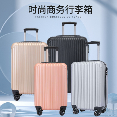 Wholesale 20-Inch Student Zipper Suitcase Universal Wheel Password Adult Trolley Case Activity Gift Boarding Luggage