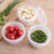 Refrigerator Crisper Ginger and Garlic Chopped Green Onion Box Storage Box Household Portable round Transparent Draining Double Layer Freshness Bowl Sealed Box