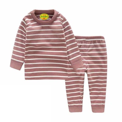 New Children's Colored Cotton Soft Wool Warm Men's and Women's Air Conditioning Clothes Trendy Home Wear Autumn Pajamas 8802t