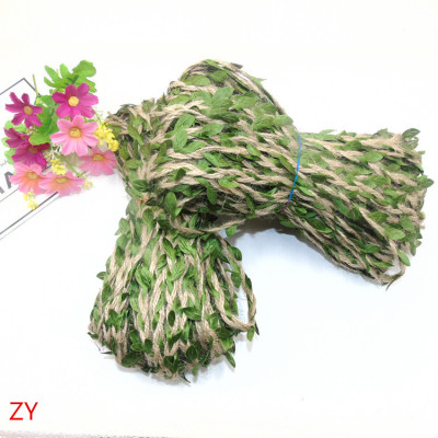 5mm Simulation Rattan Hemp Rope Wax Line DIY Craft Woven Hemp Rope Timbo Bouquet Packaging Rope Tied Flower Strap