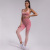 European and American New Seamless Hanging Dye Fitness Suit Running Outdoors Sports Body Shaping Clothing Hollow High Waist Yoga Suit