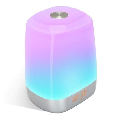 Simulation Sunrise and Sunset Led Wake-up Light Colorful Smart Wake-up Light Smart Bedside Children's Alarm Clock Table Lamp