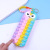 Cross-Border New Deratization Pioneer Silicone Pencil Case Children Cartoon Pencil Bag Pop It Decompression Pencil Case Stationery Storage