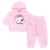 Children's Loungewear New Autumn and Winter Double-Sided Comfortable Cotton Velvet Fashion Hooded Long Sleeve Trousers Pajamas Set 8878