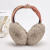 New Korean Style Two-Color Headband Folding Anti-Lazy Rabbit Fur Warm-Keeping Earmuffs Earmuff Winter Women's Fashion Ear Covers Earmuffs