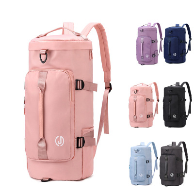 Gym Bag Wholesale Large Capacity Foldable Travel Bag Women's Dry Wet Separation Sports Yoga Portable Luggage Bag