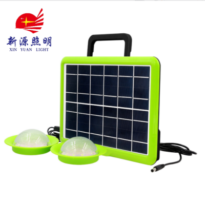 2022 New Solar External Large Capacity Lithium Battery Emergency Lighting System with Bluetooth Speaker Radio Function