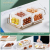 Nordic Light Luxury Gold Iron Frame Ceramic Snack Platter Afternoon Tea Five Grid Snack Dish Hotel KTV Dim Sum Plate