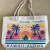 Factory Direct Sales Double-Sided HD 3D Digital Printing Beach Bag Lightweight Fashion Large Capacity Beach Hemp Rope Bag