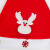 Christmas Children's Christmas Hat Party Supplies Party Dress Cartoon Santa Claus Decals Decoration