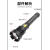 Cross-Border Hot P160 Super Bright Zoom Flashlight Aluminum Alloy USB Charging Power Torch