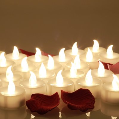 Wedding Decoration Flameless Electronic Candle Layout Supplies LED Electronic Candle Wholesale Proposal Christmas Candle