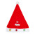 Christmas Children's Christmas Hat Party Supplies Party Dress Cartoon Santa Claus Decals Decoration