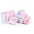 High-Grade Pink Gradient Flip Jewelry Gift Box Ring Box Gift Packaging Box Gift Packaging Bag High-End Handbag