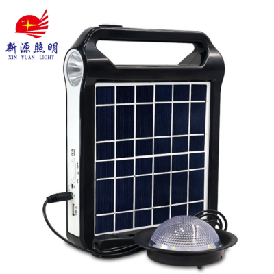 2022 New Small Solar Power System Portable Lamp Emergency Supply Lighting Outdoor Portable