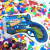 Cool Overseas Inflatable Cap Gun Confetti Gun Handheld Confetti Cracker Party Small Game Birthday Party Spraying Decoration Canister