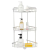 Storage Rack Alumimum Two Three-Layer Bathroom Shelf Kitchen Storage Rack Storage Rack Shower Gel Frame Punch-Free Removable
