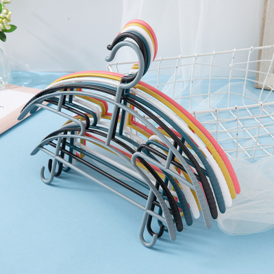 Three-in-One Clothes Hanger Household Wide Shoulder Clothes Hanger Anti Shoulder Angle Drying Rack Clothes Support Non-Slip Bag Clothes Hanger Multifunctional