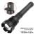 Cross-Border Hot P160 Super Bright Zoom Flashlight Aluminum Alloy USB Charging Power Torch