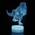 New Tyrannosaurus Mechanical Dinosaur 3D Small Night Lamp Creative Tyrannosaurus Standee Table Lamp for Boys and Girls Birthday Gift