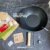 Yuyiding New Japanese Braising Frying Pan 28cm Core Set Iron Non-Coated Non-Lampblack Handmade Scale Pattern Non-Stick Pan