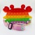 Foreign Trade New Rat Killer Pioneer Coin Purse Cartoon Crab Large Keychain Bag Children's Educational Toys Cosmetic Bag