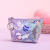 Trend Cartoon Simple Fashion Laser Cosmetic Bag Quicksand Coin Purse Storage Bag Durable Waterproof Portable Clutch