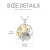 European and American Popular Ornament Creative Cross-Border New Arrival Beautiful Bee Flower round Pendant Necklace Wholesale