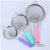 Stainless Steel Colander Complementary Food Flour Sifter Chicken Egg Tart Liquid Fruit Milk Strainer Strainer Strainer Spoon Home Use Set