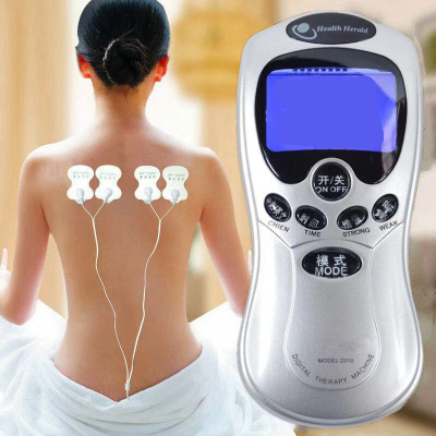 Factory Direct Supply Blue Screen Digital Meridian Massage Device Multi-Function Pulse Meridian Household Mini Massager