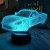 New 3D Creative Sports Car Small Night Lamp Remote Control Ambience Light Car Countertop Small Ornaments for Boyfriend Birthday Gift