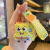 Genuine Cartoon Cartoon Sponge Baby Paida Star Octopus Figurine Doll Lovely Bag Pendant Keychain