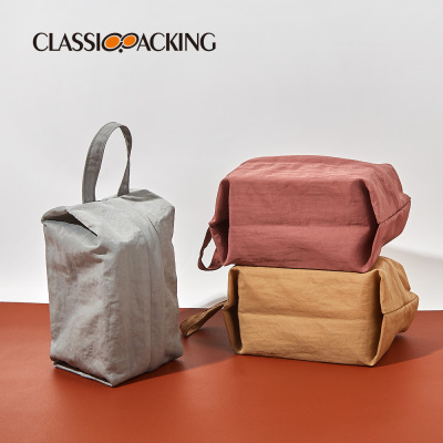 New Large Capacity Portable Travel Organizing Small Bag Folding Socks Panties Storage Bag Portable Washcloth Cosmetic Bag