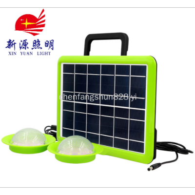 2022 New Solar Energy Floodlight Portable with Bluetooth with Speaker Radio Function