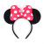 Popular Cartoon Minnie Headband Led Luminous Big Dot Bow Headband Children's Toy Headdress Supply Wholesale