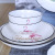 Black Edge Ceramic Tableware Flamingo Blue and White Porcelain Bowl Set Gift Gift Box Bowl Chopsticks Opening Gift Printing Wholesale