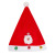 Christmas Children's Christmas Hat Party Supplies Party Dress Cartoon Santa Claus Decals Decoration