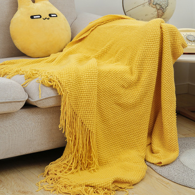 Amazon Bohemian Bed Blanket Sofa Cover Office Nap Blanket Air Conditioning Blanket Woven Towel Ethnic Style