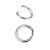 Stainless Steel Single Loop Broken Ring DIY Ornament Bracelet Necklace Accessories Connection Ring Spot Multi-Specification Wholesale