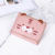 Korean Style New Small Wallet Women's Short Three Fold Cute Printed Cartoon Student Three Fold Multiple Card Slots Folding Coin Purse