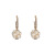 Douyin Online Influencer Same Style Graceful and Fashionable Opal Ball Earrings Female Sterling Silver Needle Unique Exquisite Trendy Eardrops