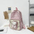 Schoolbag Female Middle School Student Backpack College Student Campus Casual and Lightweight Lightweight Backpack